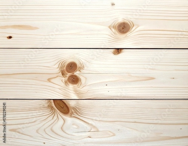 Obraz Close Up of Wood Grain Texture with Knots in Warm Indoor Light