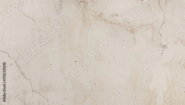 Fototapeta Grunge beige cement textured surface, ideal for editorial header background