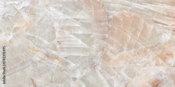 Fototapeta Polished onyx marble slab. Natural stone for design