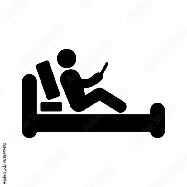 Obraz Person in Bed Icon
