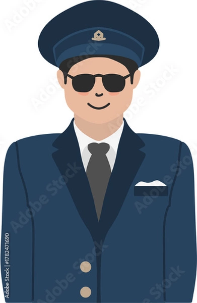 Fototapeta 남자 여자 파일럿