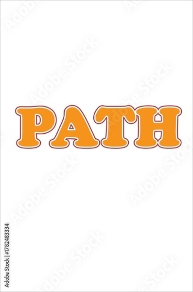 Obraz orange text with word sale