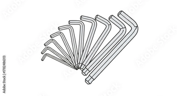 Fototapeta friendly to rank top in search results, no repeated keywordProfessional 9-Piece Metric Hex Key Allen Wrench Set 1.5-10mm - Long Arm Ball End L-Shaped Chrome Vanadium Steel for Bike Repair, Furniture A
