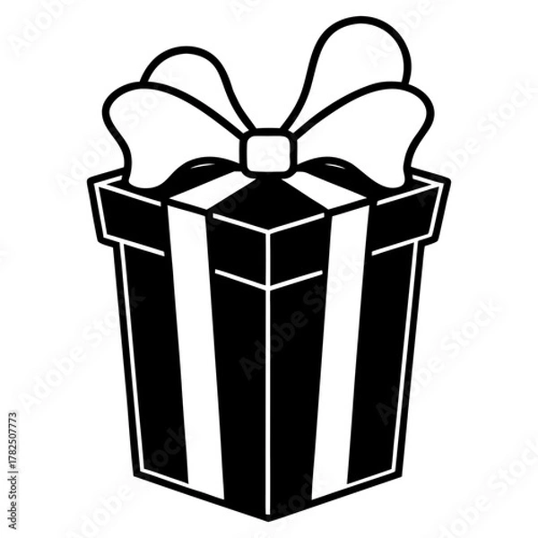 Fototapeta gift box vector illustration