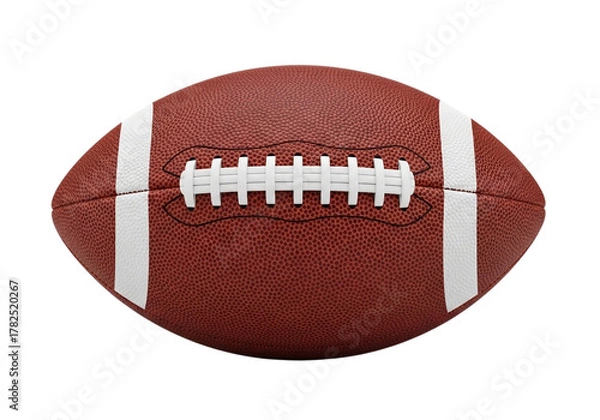 Obraz American football isolated on transparent background