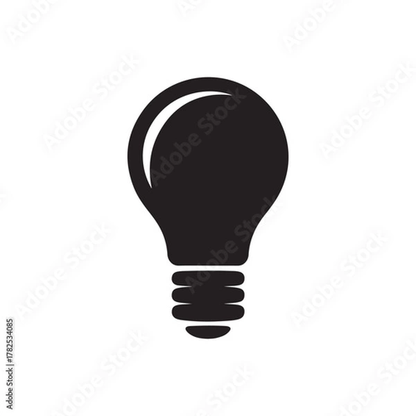 Fototapeta energy saving light bulb. vector eps 10