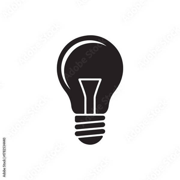 Fototapeta energy saving light bulb. vector eps 10