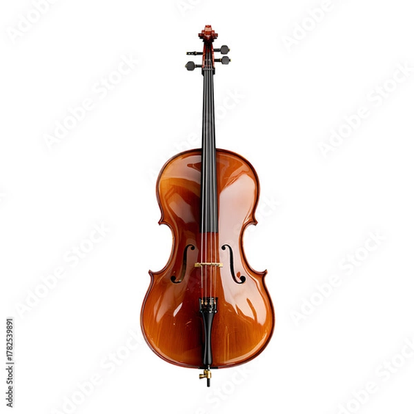 Fototapeta Cello isolated on transparent background