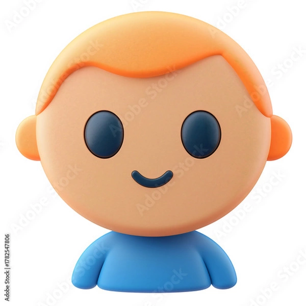 Obraz Happy child smiley face