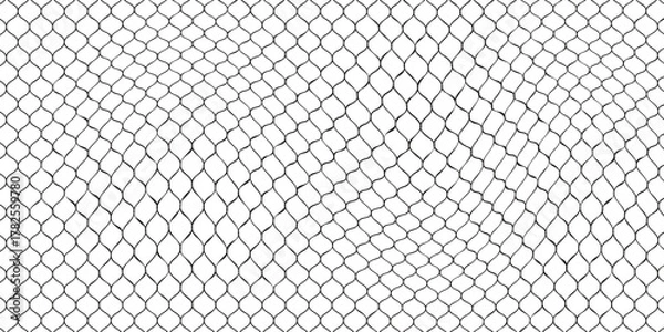 Fototapeta Minimalistic black and white hexagon grid design for modern vector backgrounds.