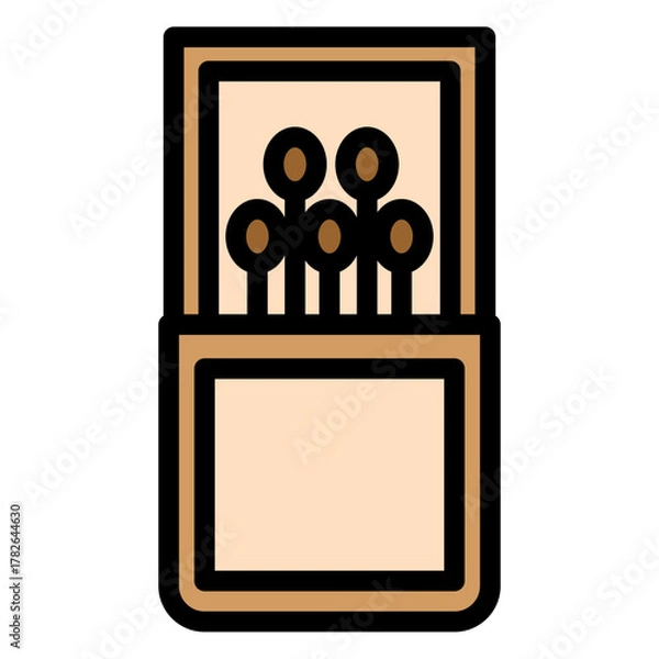 Fototapeta match box
