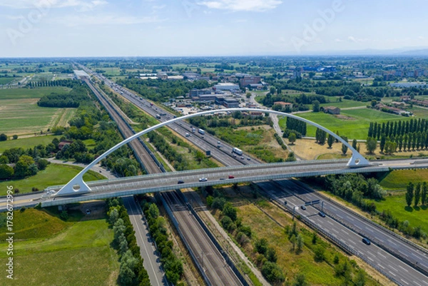 Obraz PONTE AUTOSTRADA A1 REGGIO EMILIA 