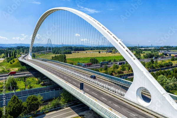 Obraz PONTE AUTOSTRADA A1 REGGIO EMILIA 