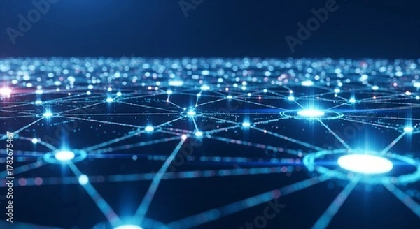 Obraz Abstract Global Business Network Concept