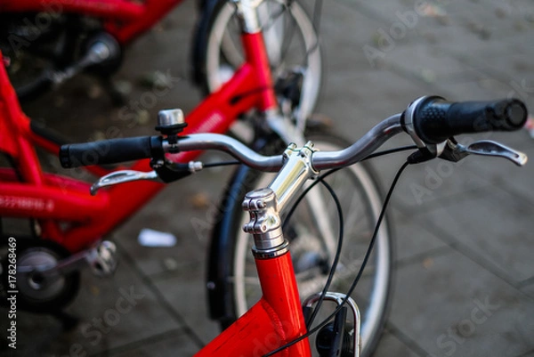 Fototapeta bicycle wheel
