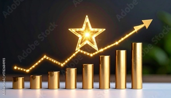 Fototapeta Stellar Success Path