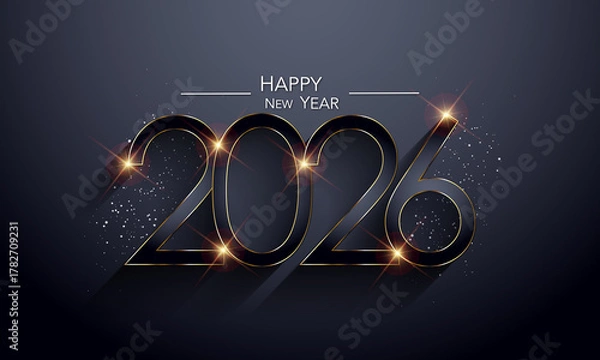 Obraz 2026 Happy New Year Background