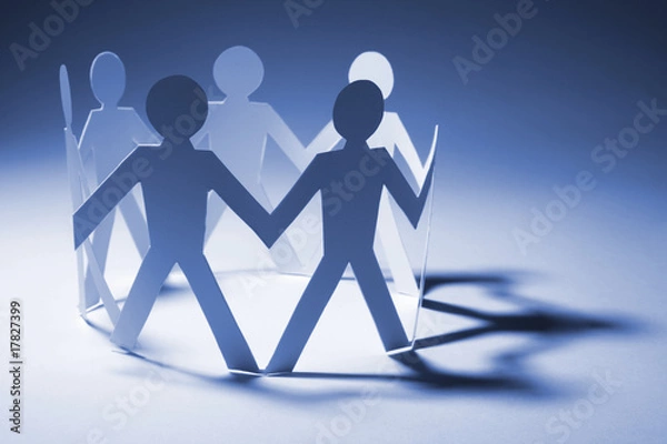 Obraz Paper Chain Dolls