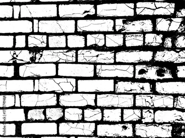 Obraz Brick wall for background, brick wall texture