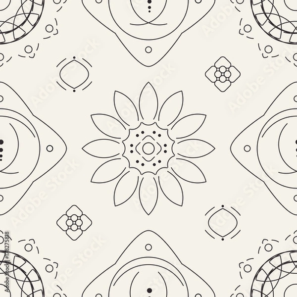 Fototapeta Abstract geometric pattern.