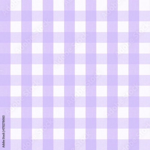 Obraz Purple and White Gingham Pattern Background