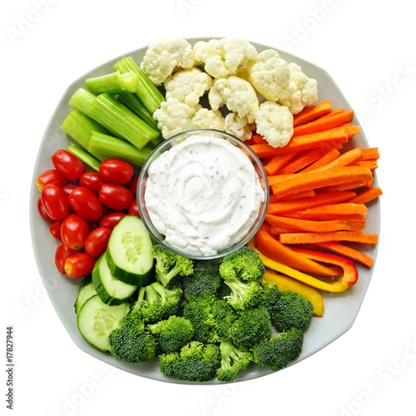 Obraz Warzywa i dip
