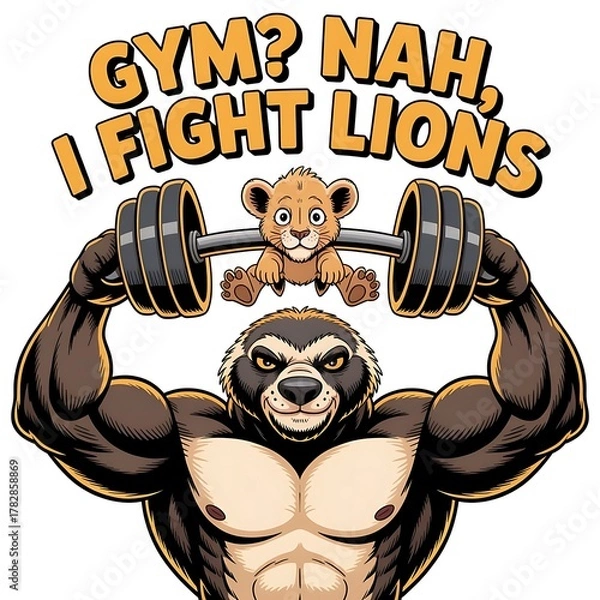 Fototapeta Funny Honey Badger T-Shirt Designs – Fearless, Meme, and Comedy Animal Vector Collection (No Background)