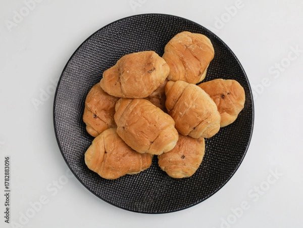 Obraz Mini croissant bread on a plate