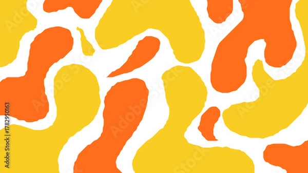 Fototapeta seamless pattern with colored peppers