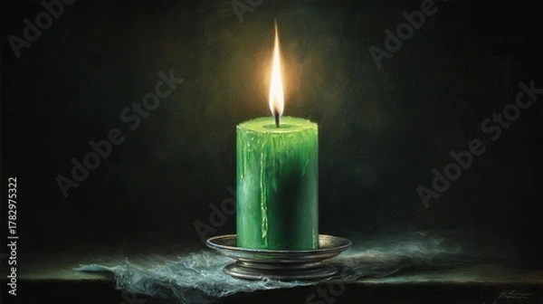 Obraz Green Candle