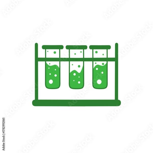 Obraz laboratory glassware for scientific research