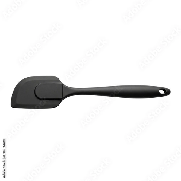 Obraz Kitchen Silicone Spatula Tool Flat Lay Transparent Background
