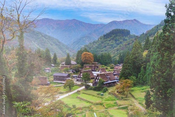 Obraz 五箇山相倉合掌造り集落