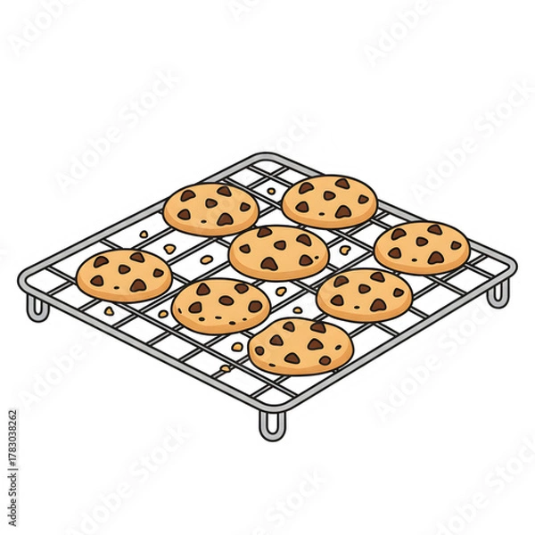 Obraz Cookie Cooling On Rack
