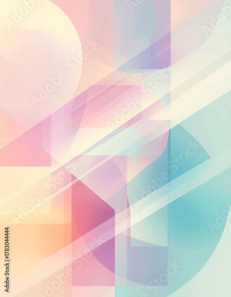 Fototapeta abstract background with colorful triangles