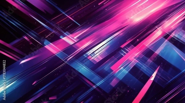 Fototapeta abstract geometric lines background