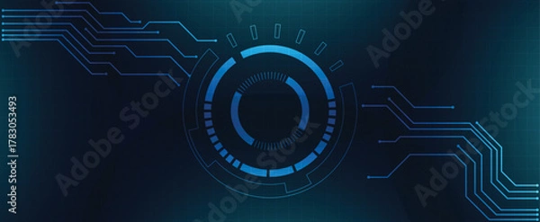 Obraz Tech background4