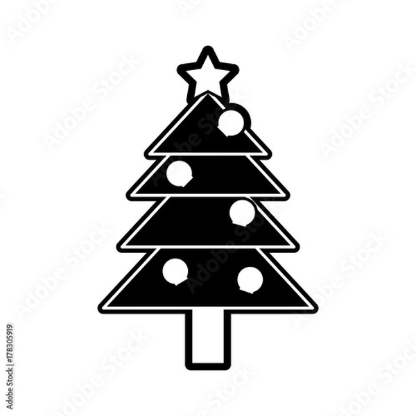 Obraz christmas vector illustration