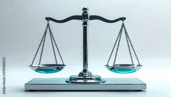 Obraz Balance and Scales Symbol of Justice and Fairness