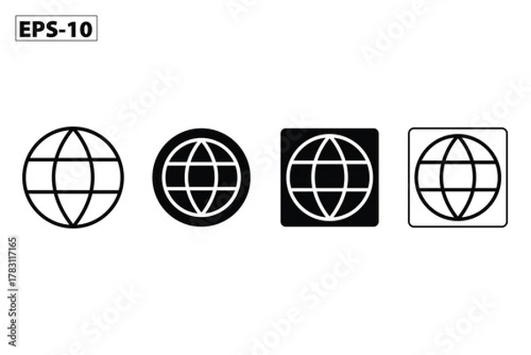 Fototapeta icon design template, web, internet icon vector.