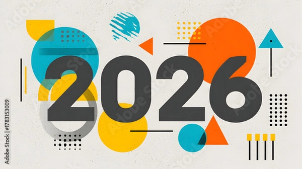 Fototapeta Ring in the New Year with Joy, Hope, and New Beginnings