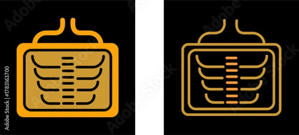 Fototapeta X Ray Vector Icon