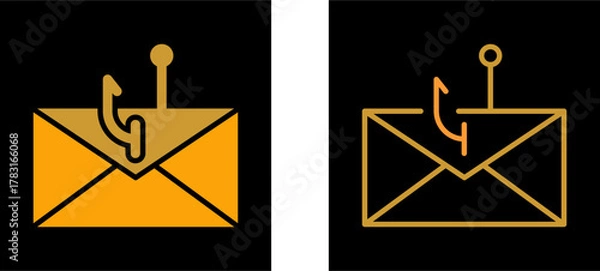 Fototapeta Phishing Vector Icon