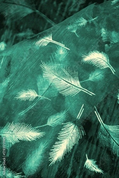 Obraz federn auf holz textfreiraum