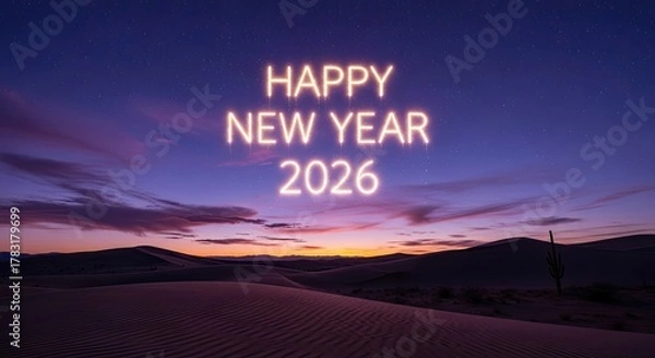 Fototapeta Happy New Year 2026 A Time of Hope and Renewal