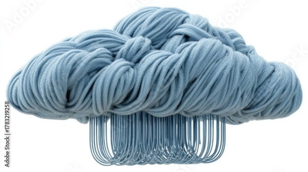 Fototapeta Abstract cloud graphic