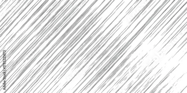 Fototapeta Abstract diagonal grey scratch lines grunge texture background pattern design