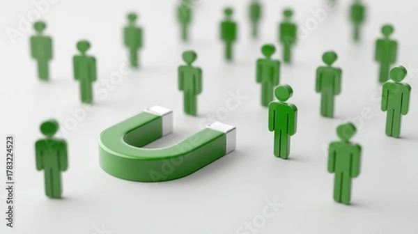 Obraz Attraction, people, magnet