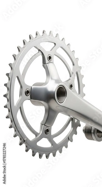 Obraz Bicycle Crankset Closeup View.