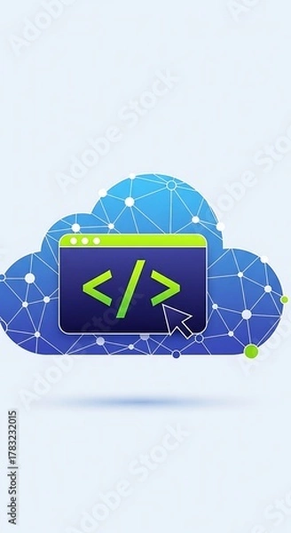 Obraz Cloud Computing Software Development.